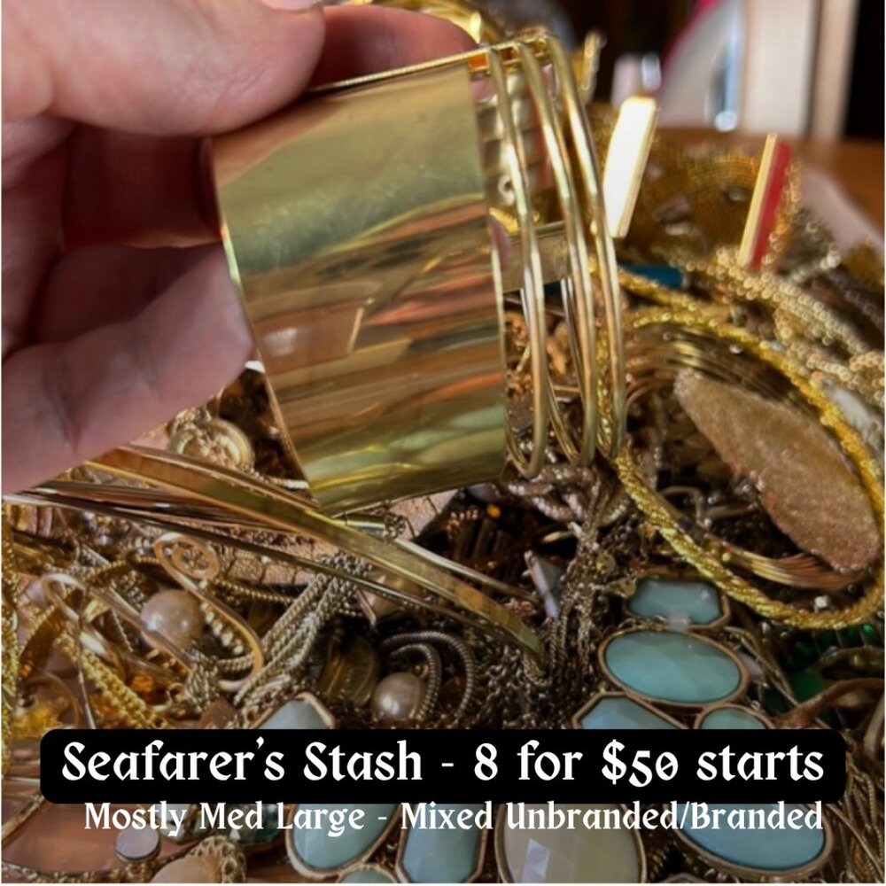Seafrer's Stash. 8 for $50 starts Jewelry Lot.